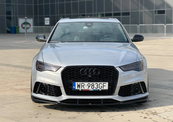 Audi A6 cena 140000 przebieg: 155600, rok produkcji 2016 z Radom małe 232